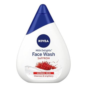 NIVEA Milk Delights Face Wash Precious Saffron For Normal Skin 50ml
