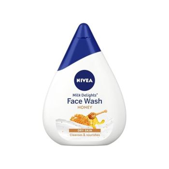 NIVEA Milk Delights Face Wash Moisturizing Honey For Dry Skin 50ml