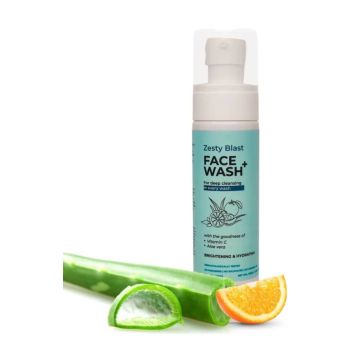 BlushBee Organic Beauty Vitamin C with Hyaluronic Acid For Brighter and Glowing Skin Face Wash  (100 ml)